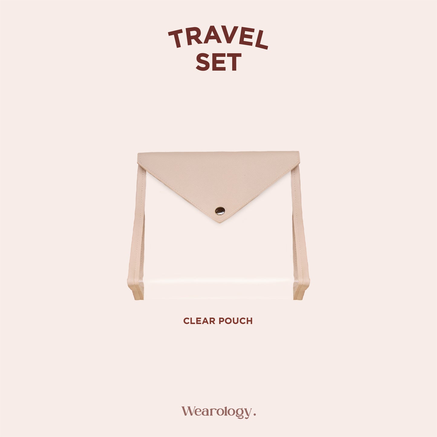 Wearology Clear Premium Travel Pouch